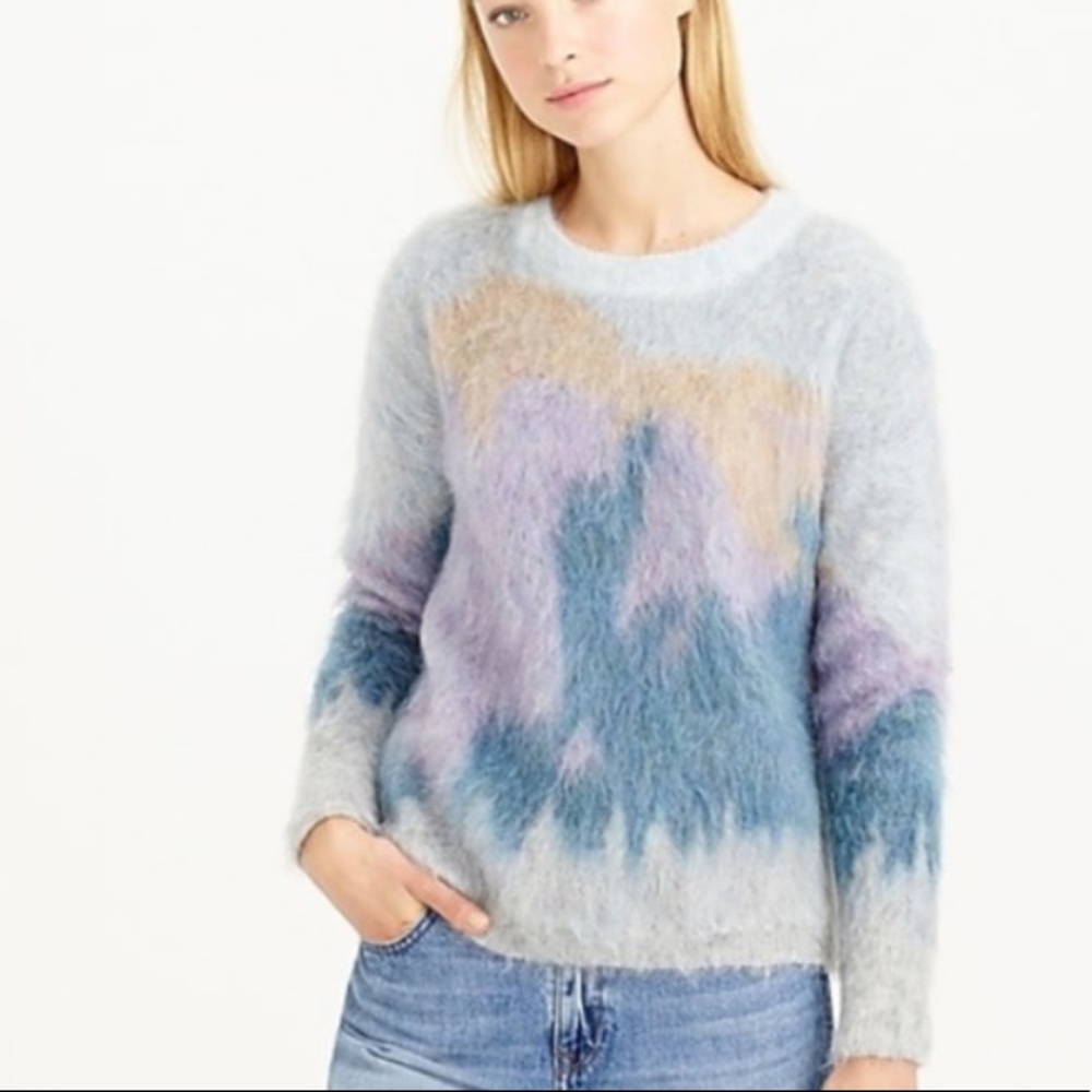 J. Crew collection sweater perfect condition brushed mohair SZ. L
